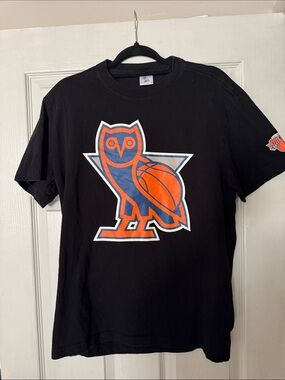 Black OVO October’s Very Own Knicks Shirt Size Medium
